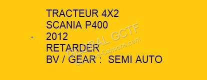 Scania tractor unit P 400