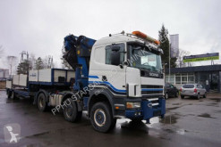 Тягач Scania R124 6X6 PALFINGER PK 72002 FLY JIB WINCH сопровождение негабаритных грузов б/у