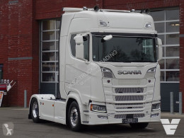 Cap tractor Scania S 580 V8 NGS Highline - Full spec - - Leather - Night clima - 2x tank second-hand