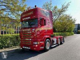 Тягач Scania R R420 6x2/Lenk + Liftachse/Euro 3 сопровождение негабаритных грузов б/у