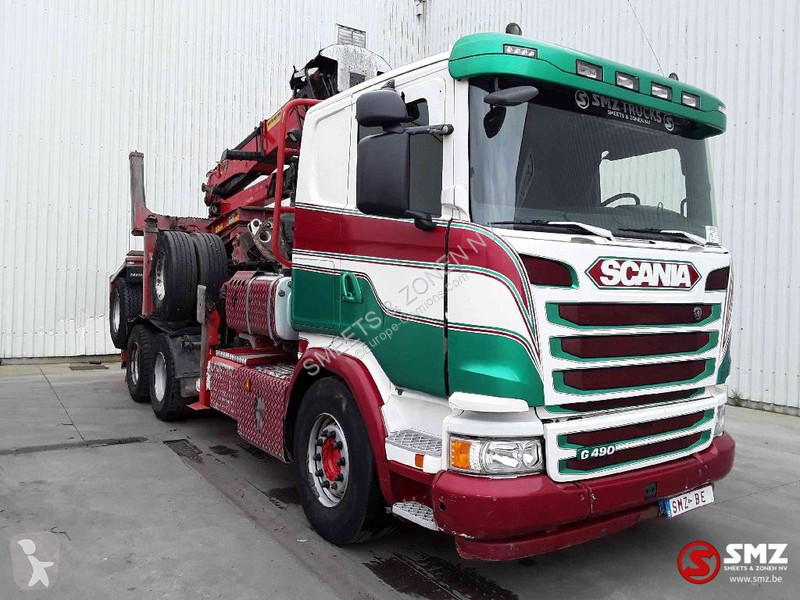 Traktor Scania 490 +palfinger s...