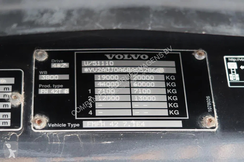 Traktor Volvo 16660 16.660 - 2007 - Euro 4 -...