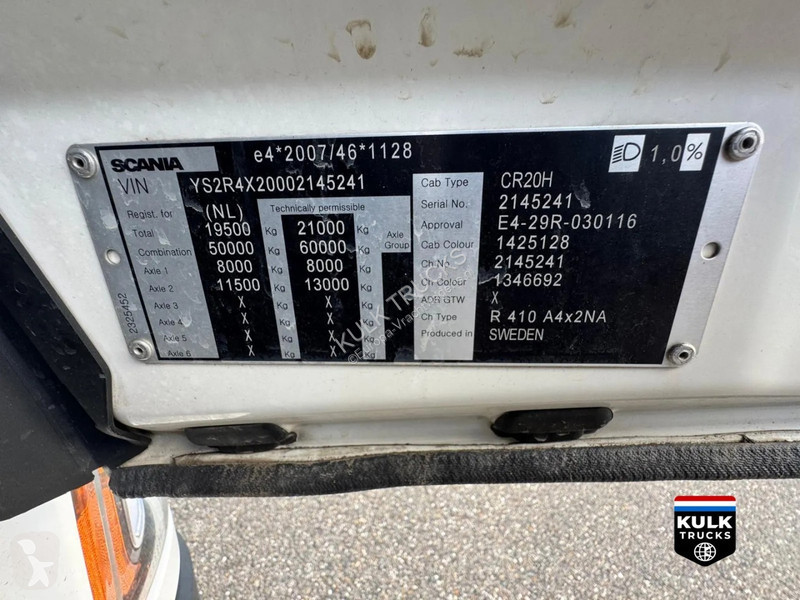 Tractor Scania R 410 NG HIGHINE, NG - RETARDER...