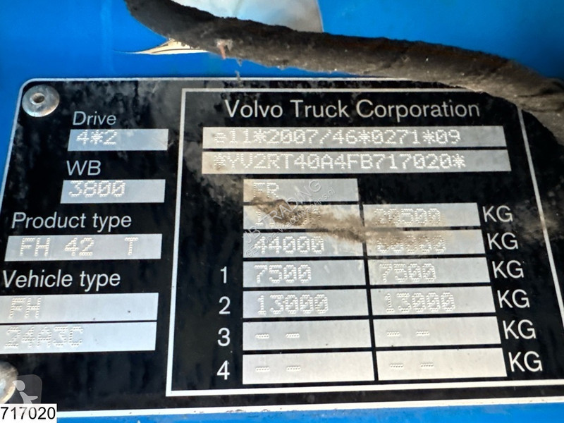 Tractor Volvo 500 EURO 6, Hydraulic