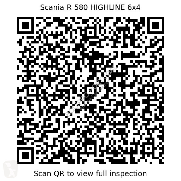 Tractor Scania R 580 HIGHLINE 6x4 150 Ton max cap
