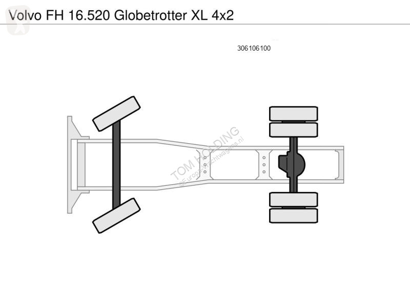Tahač Volvo 16520 Globetrotter XL 4x2