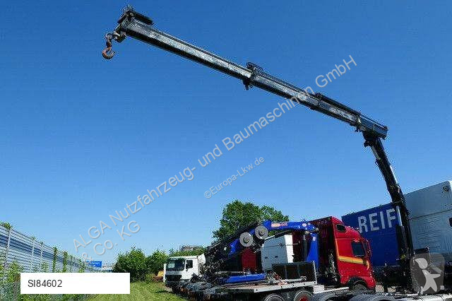 Traktor Iveco 460 4x2, Kran HMF 1320K3, Hydr.,...