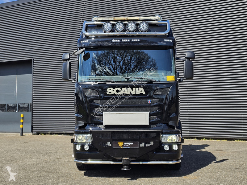Traktor Scania 490 8x2 / HMF 85 T/M CANE +...