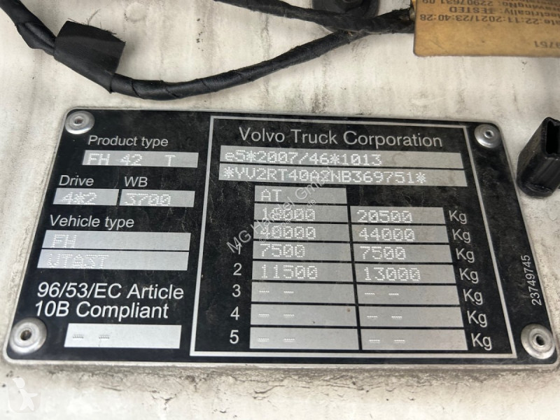Traktor Volvo FH 500 EURO 6, I-Shift,...