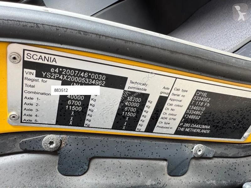 Traktor Scania P280 4X2 Dagcabine Airco EURO 6...
