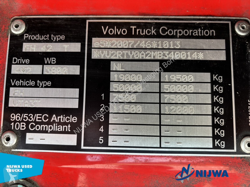 جرار Volvo FH 460 4x2 I-Save + Dubbele PTO