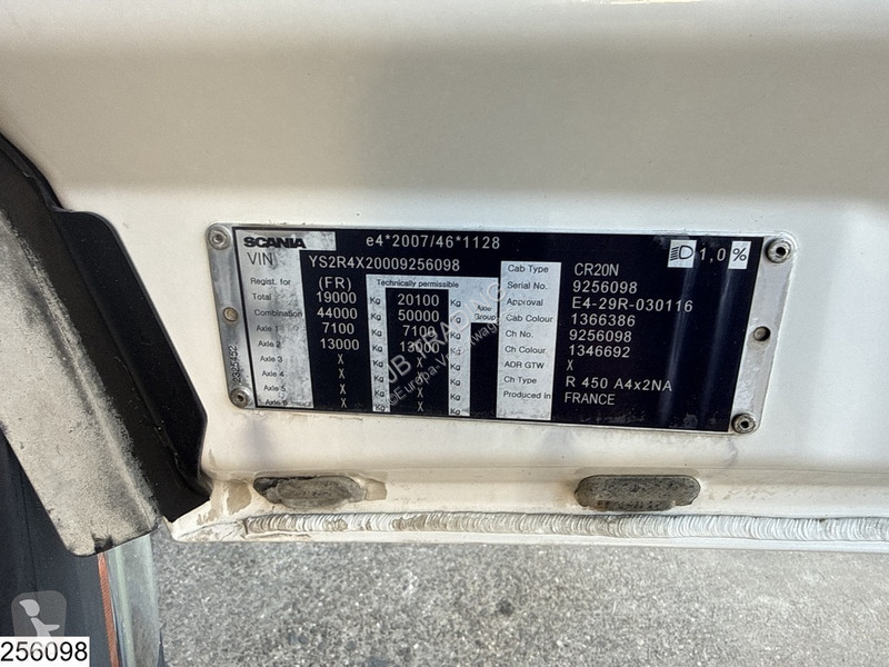 جرار Scania R 450 EURO 6, Retarder, TO, Standairco