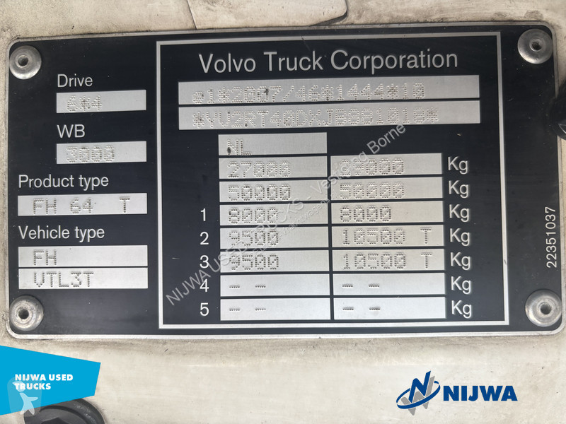 جرار Volvo 500 6x4 Schuifschotel + Xenon