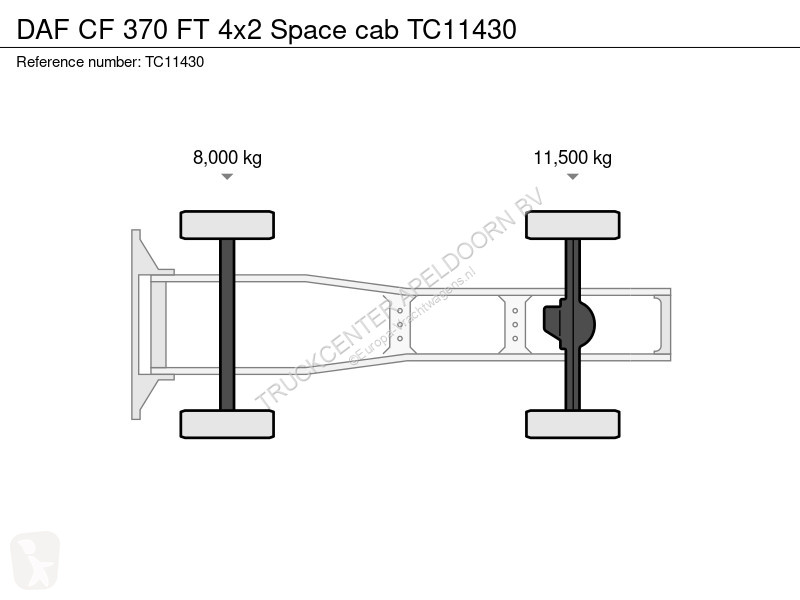 جرار DAF 370 FT 4x2 Space cab