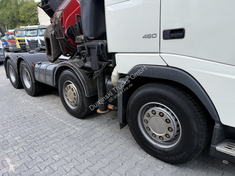 Cabeza tractora Volvo 460 8X4 Kran Fassi F1000