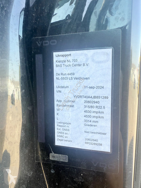 Cabeza tractora Volvo 13500 XL // Full Air //...
