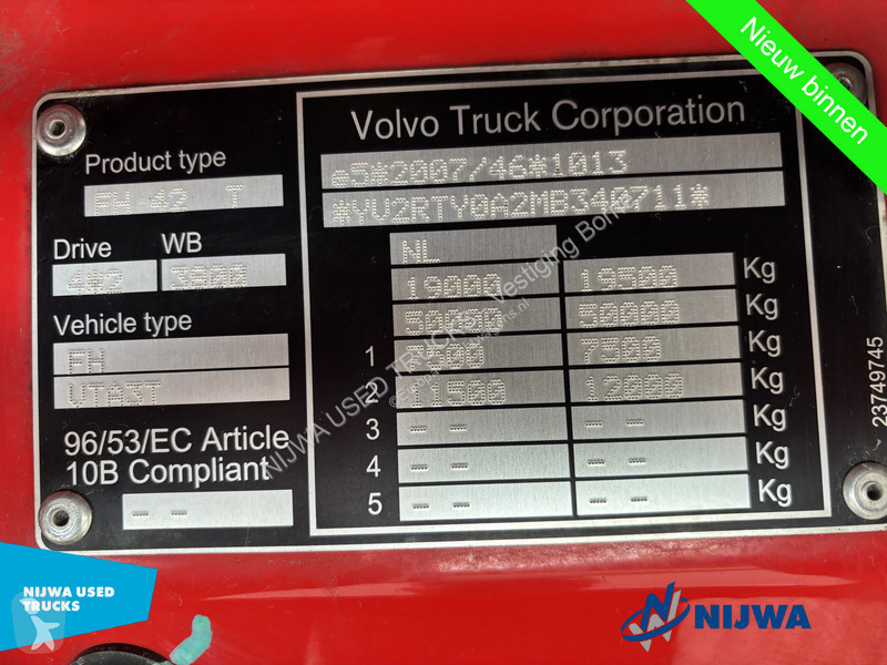 Tractor Volvo FH 460 4x2 I-Save + PTO