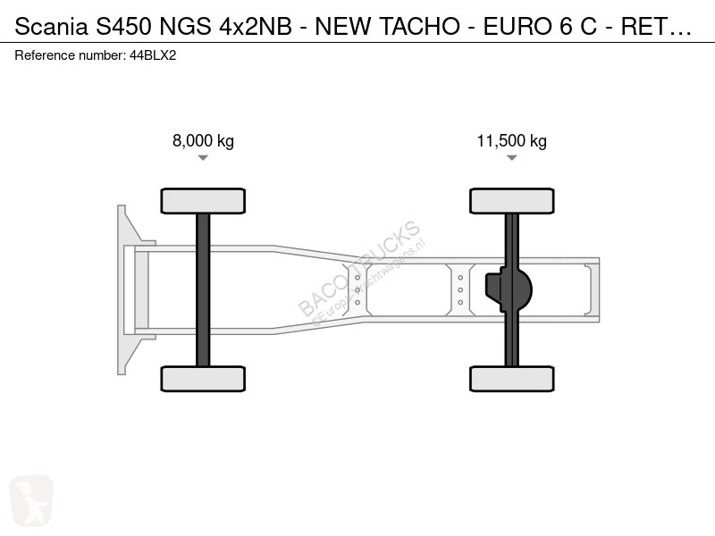 Traktor Scania S450 NGS 4x2NB - NEW TACHO -...
