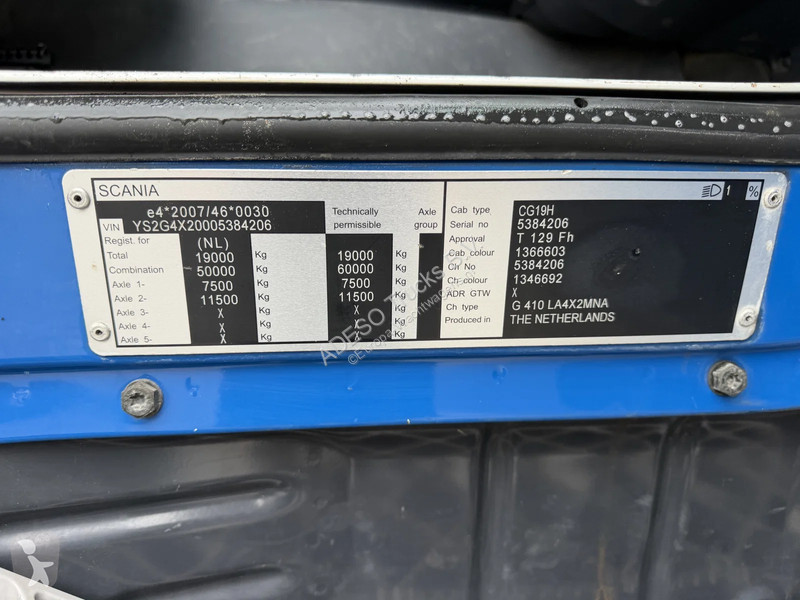Tahač Scania 410 Highline, Retarder