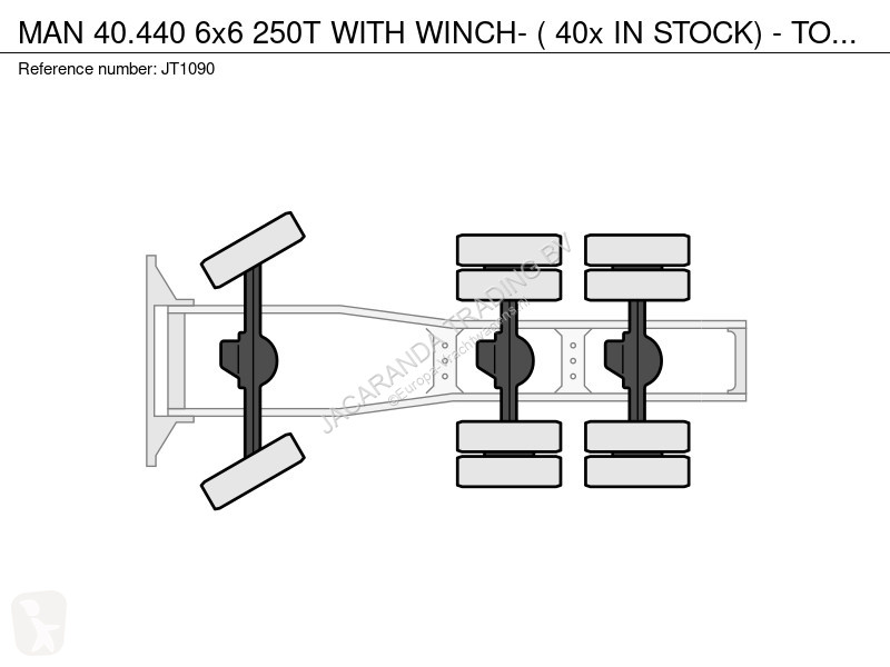 Tractor MAN 40.440 6x6 0T WITH WINCH- ( 40x IN...