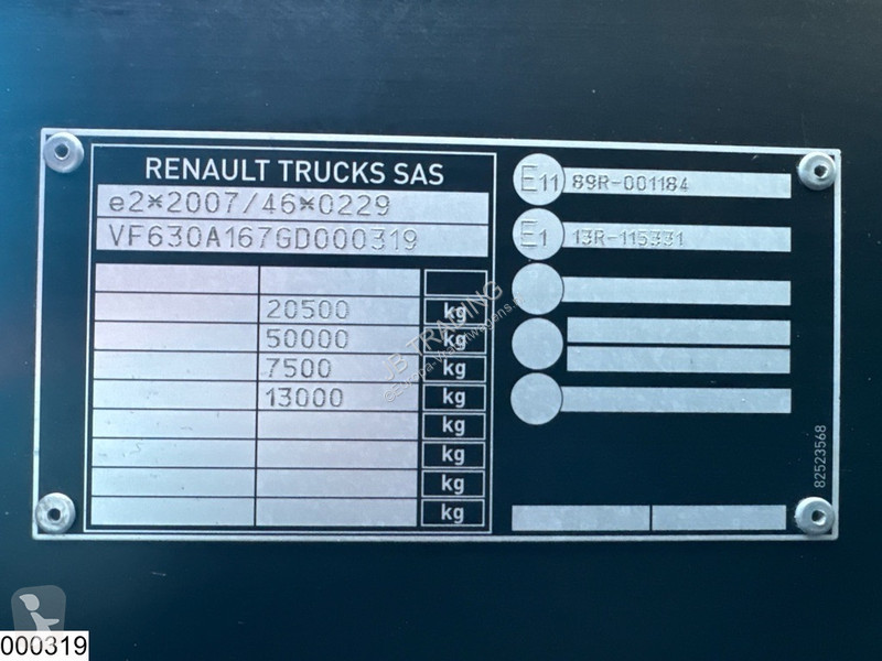 Traktor Renault C 430 EURO 6, Retarder, PTO,...