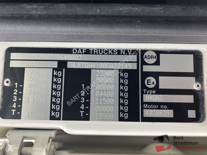 Traktor DAF 440 FTP 6x2 Euro 6 Trekker met...
