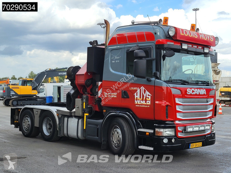 Tracteur Scania G440 6X2 N Crane Truck HMF 6020...