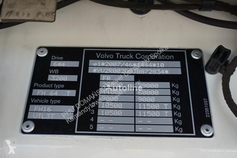 Traktor Volvo / 650 / EURO 6 / ACC / 6 X 4 /...