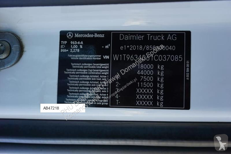Traktor Mercedes ACTROS / 1851 / EURO 6 / ACC /...