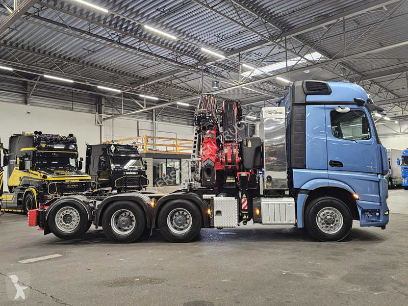 جرار Mercedes 3353 8x4 / FASSI 71 T/M + JIB /...