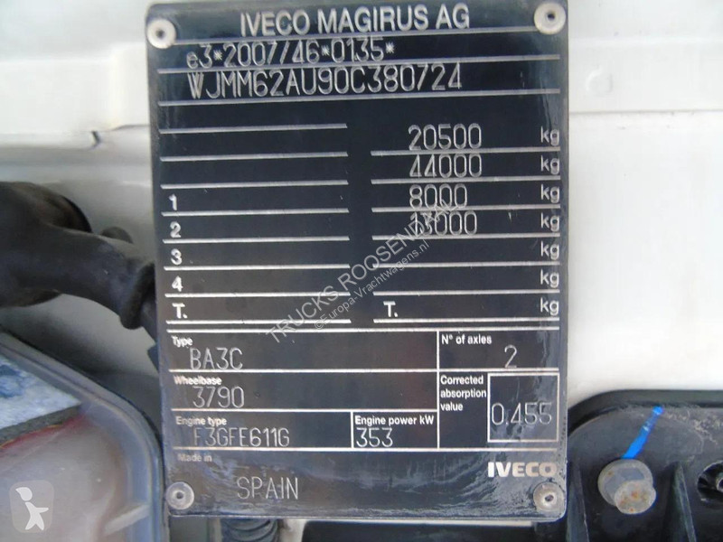 Iveco 480 4X2 +RETARDER+ HYDRAULIC + EURO 6...