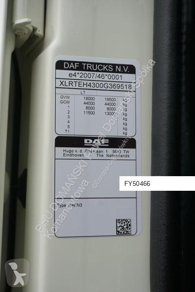جرار DAF / 106 / 480 / EURO 6 / ACC / SPACE CAB