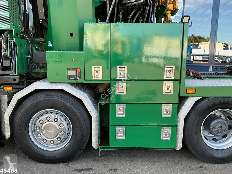 جرار Scania 490 8x4 Euro 6 Effer 140 Tonmeter...
