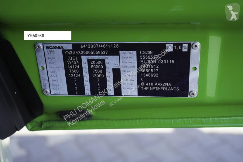 Влекач Scania G 410 / EURO 6 / ACC / RETARDER /...