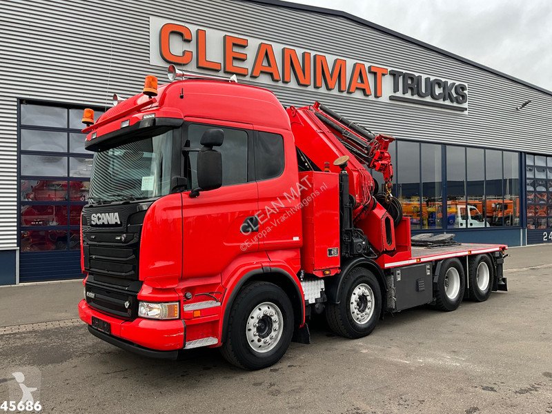 جرار Scania 620 V8 8x4 Hiab 105 Ton/meter...