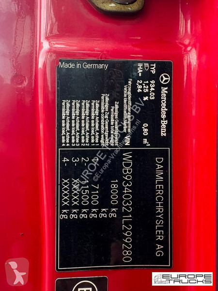 جرار Mercedes 1841 Steel/Air - Manual - F04 Cab...