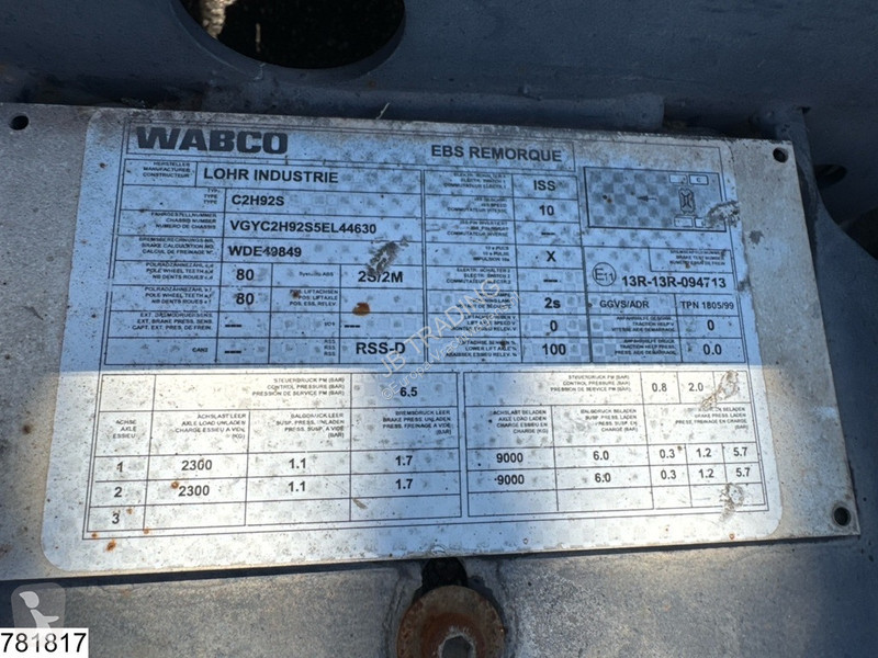 جرار Volvo 460 4x2, EURO 6, Combi, Lohr, Multilohr