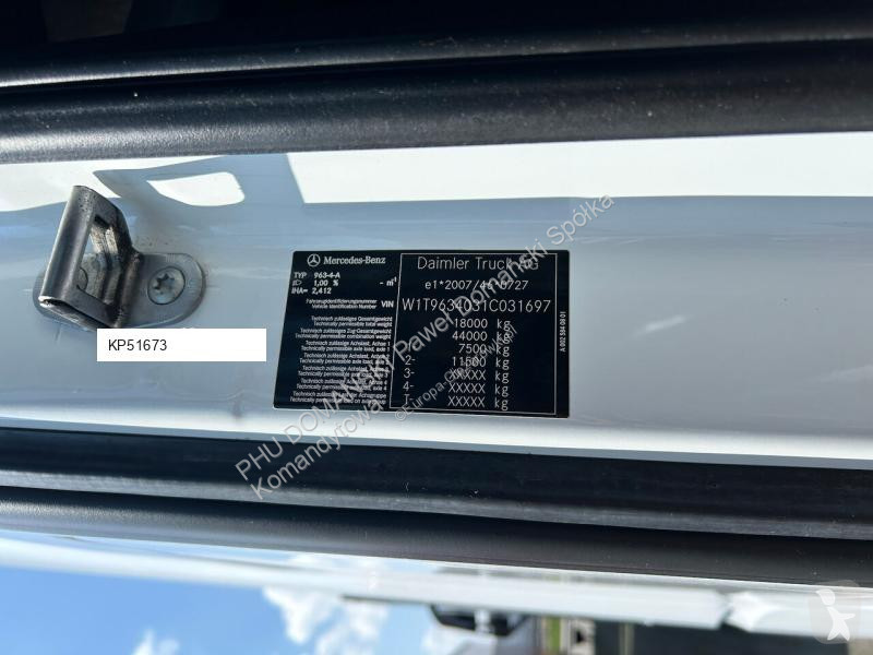 Tracteur Mercedes ACTROS / 1851 / ACC / E 6 /...