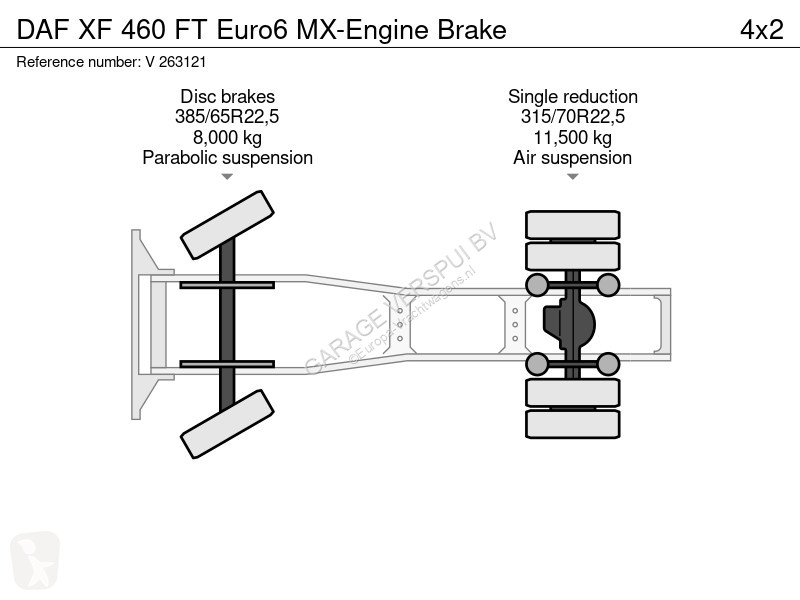 جرار DAF FT Euro6 MX-Engine Brake