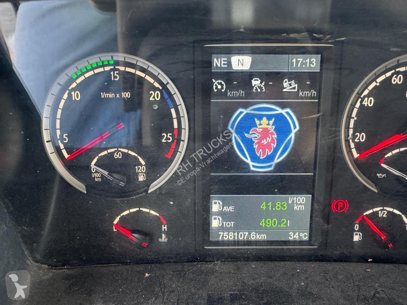 جرار Scania R490 6X2 EURO 6 + RETARDER + BIG AXE