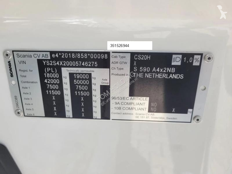 Trekker Scania 590S V8 NGS A4X2NB Full air 2...