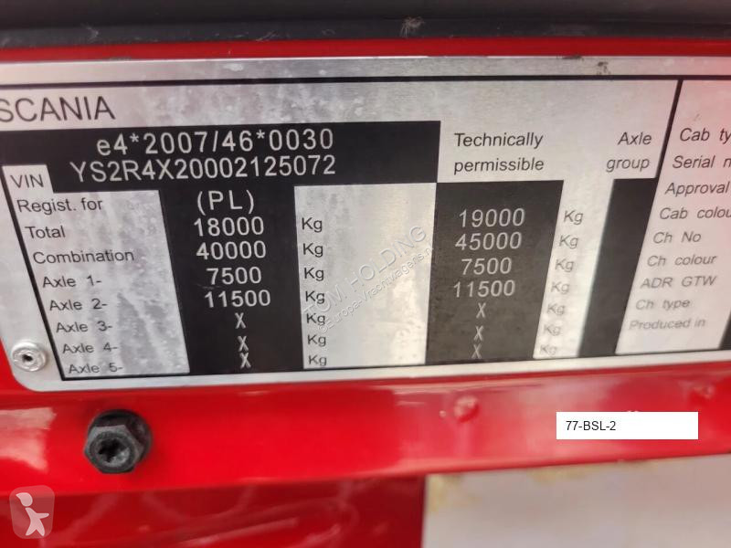 Tahač Scania R520 LA4X2MEB Full air retarder...