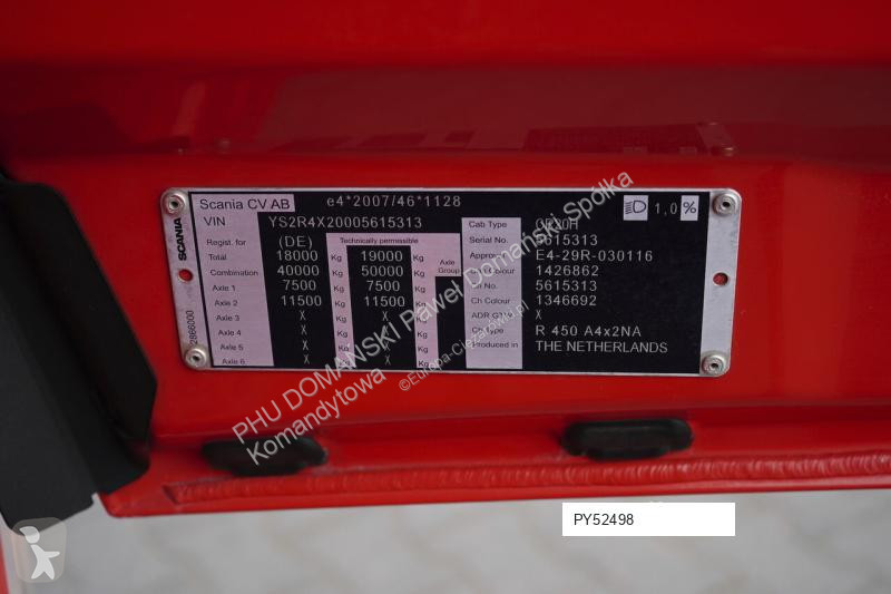 Тягач Scania R 450 / EURO 6 / ACC / RETARDER