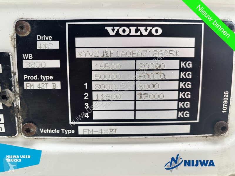 Cabeza tractora Volvo 4x2 Suitable for ADR +...