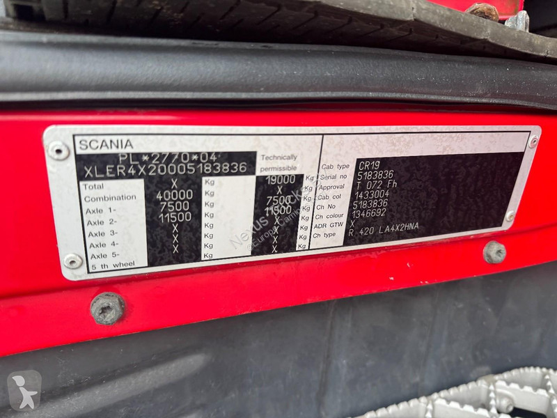 Cabeza tractora Scania R 420 Topline (MANUA...