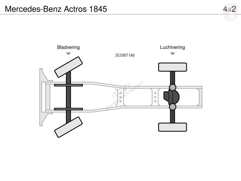 Mercedes 1845 tractor unit