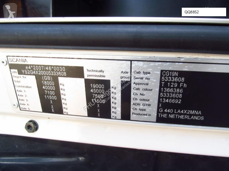 Cap tractor Scania R G440 PDE ADBLUE STREAMLINE...