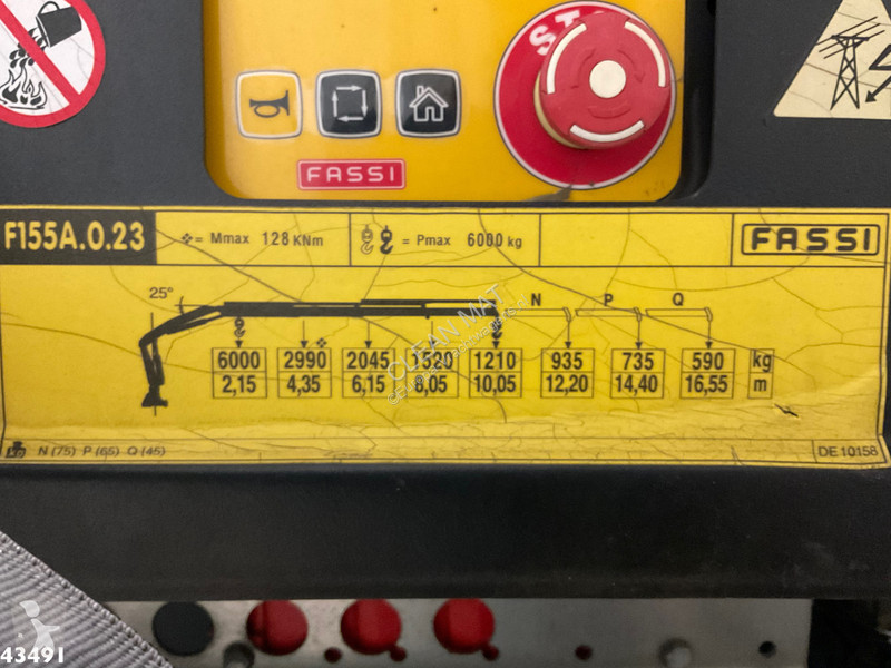 Traktor DAF FT  370 Euro 6 Fassi 15 Tonmeter...