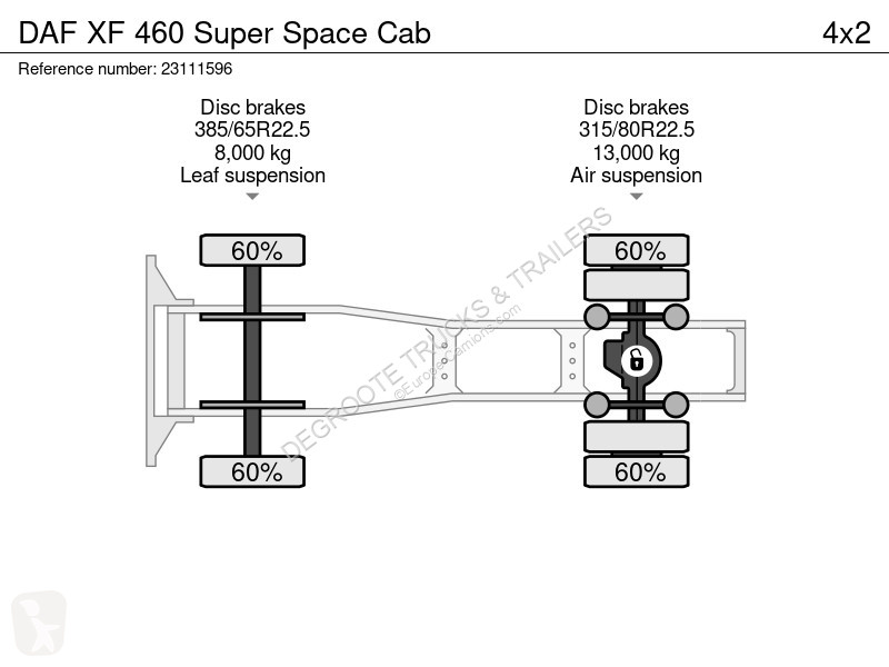 Traktor DAF Super Space Cab