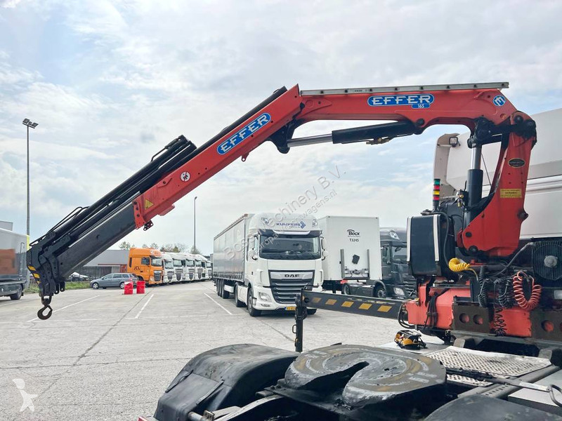 Traktor DAF 360 + Effer 165-11-48 - 13.30 Crane...